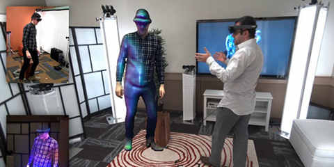 微软为HoloLens增加新功能 与全息影像互动？