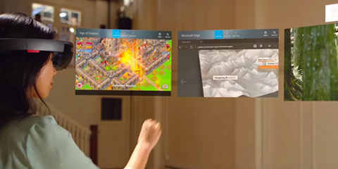 微软AR眼镜HoloLens迎来首次更新 近20项新功能加入