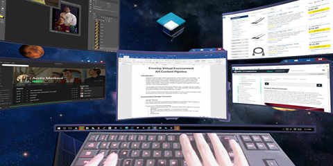 Envelop VR展开内测 在虚拟现实中多屏工作