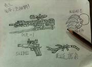 生死狙击玩家手绘-最爱的一套装备