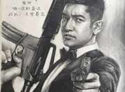 生死狙击玩家手绘-游戏大使黄晓明