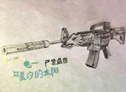 生死狙击玩家手绘-帅气的M4A1荣耀