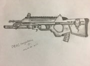 生死狙击玩家手绘-FN2K暴君