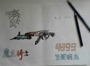 生死狙击玩家手绘-彩绘魔龙骑士