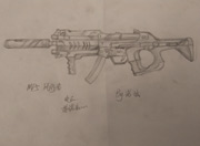生死狙击玩家手绘-MP5风行者biubiu