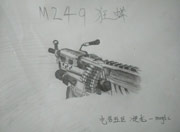 生死狙击玩家手绘-M249狂蟒