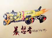 生死狙击玩家手绘-炫酷暴怒者
