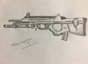 生死狙击玩家手绘-FN2K暴君