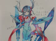 生死狙击玩家手绘-自创机甲少女