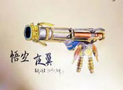 生死狙击玩家手绘-自创悟空夜翼