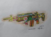 生死狙击玩家手绘-M14BER悟空