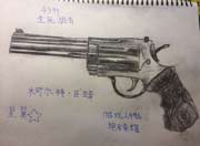 生死狙击玩家手绘-柯尔特巨蟒