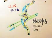 生死狙击玩家手绘-皓月神弓