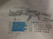 生死狙击玩家手绘-手绘AK47荣耀