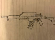 生死狙击玩家手绘-G36
