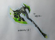 生死狙击玩家手绘-深渊巨斧
