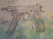 生死狙击玩家手绘-深渊CZ75