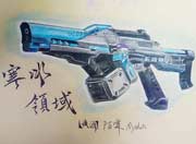 生死狙击玩家手绘-寒冰领域