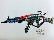 生死狙击玩家手绘-魔龙骑士