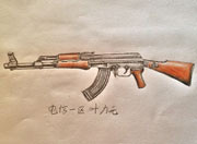 生死狙击玩家手绘-ak47