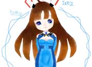 生死狙击玩家手绘-电音少女：ICEY
