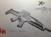 生死狙击玩家手绘-XM8