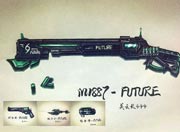 生死狙击玩家手绘-M1887