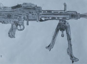 生死狙击玩家手绘-MG42