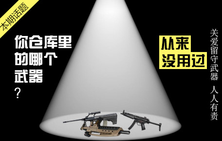 你仓库里的哪个武器从来没用过