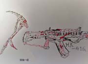 生死狙击玩家手绘-武器组合