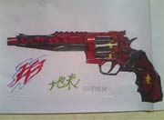 生死狙击玩家手绘-M5000野火