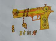 生死狙击玩家手绘-自创武器时间者
