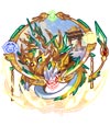 奥拉星灵兽宮主苍穹圣龙