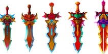 《逆天仙魔录》武器原画曝光 外形升级更华丽