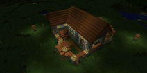 我的世界玩家作品欣赏 热带风格小屋