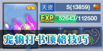 神武宠物打书技巧 宠物怎么顶技能格