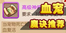 梦幻西游手游血宠高魔诀推荐 血宝宝打什么书好
