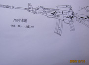 生死狙击玩家手绘—极炫M4A1荣耀