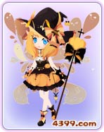 小花仙染桑魔女/男巫套装 