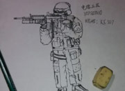 生死狙击玩家手绘—突击小队长
