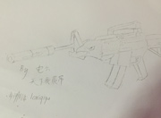 生死狙击玩家手绘—帅气的M4A1荣耀