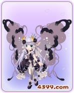 小花仙幕城夜妃套装