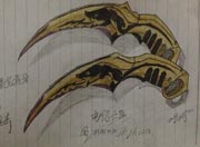 生死狙击玩家手绘—黄金毒牙手绘