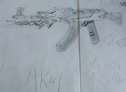 生死狙击玩家手绘—AK47荣耀霸气登场