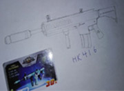 生死狙击玩家手绘—HK416