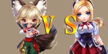 天天酷跑3D忍狐辉夜VS刀锋宝贝
