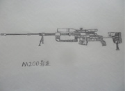 生死狙击玩家手绘—M200影袭突袭