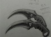 生死狙击玩家手绘- 良辰首作双持毒牙
