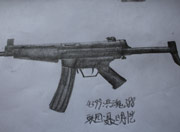 生死狙击玩家手绘-MP5