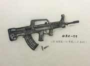 生死狙击玩家手绘-QBZ-95 
